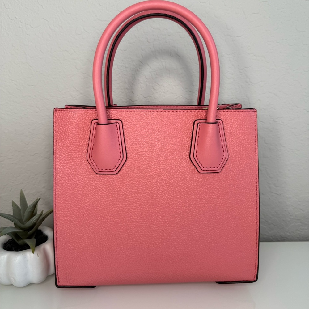 MICHAEL KORS Medium Mercer Messenger Bag in Tea Rose with Dust Bag!! NWT - Picture 5 of 10